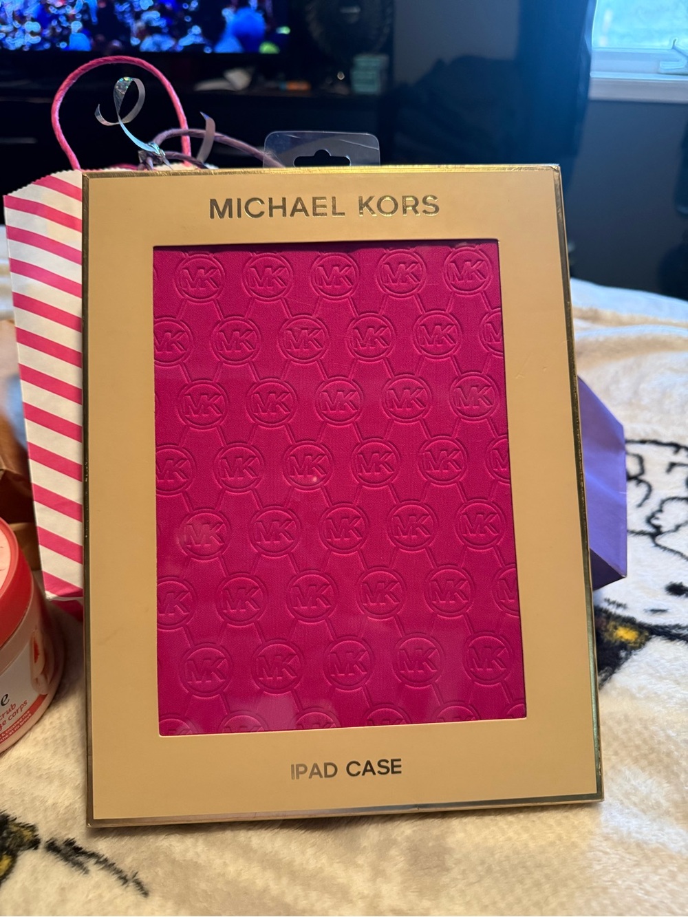 Michael Kors Lacquer Pink Electronics Tag